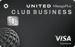 United MileagePlus Club Business Card Visa Signature